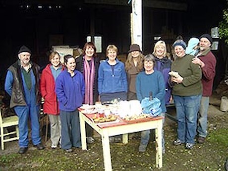 A volunteer get together