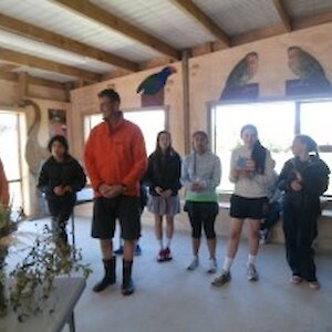 SGHS students with John Kennedy 27 november 2013