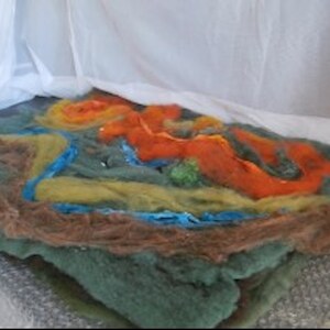 The pattern is being created