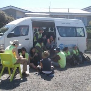 International Volunteers at the Nursery