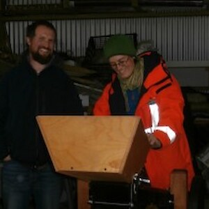 Robin and Jesse get into the spirit of the pressing!