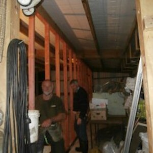 Ray and Stephen hard at work