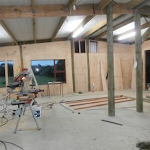 Plywood almost finished