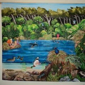 Wetland Mural by Janet Hodgetts