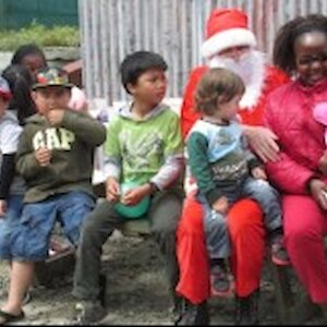 Santa pays a visit!