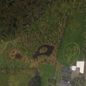 Aerial Photo of the Koru/Maze