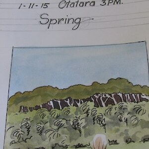 Gordon’s notebook cover