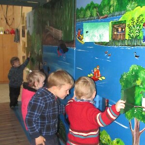 The wetland tunnel is always popular