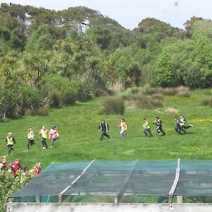 After the lessons are finished - runaround time!