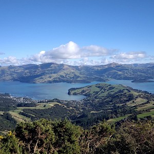 Akaroa from Hinewai